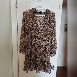 Zara Dress, Small, Flowers